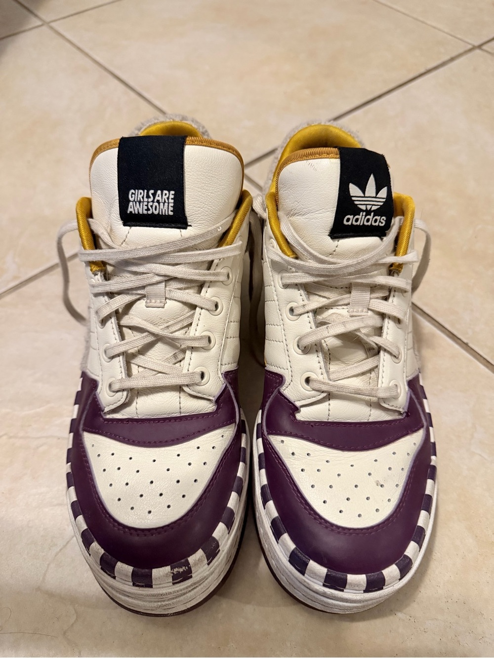 Adidas Women’s Size 10.5 GIRLS ARE AWESOME Triple Platform Lo